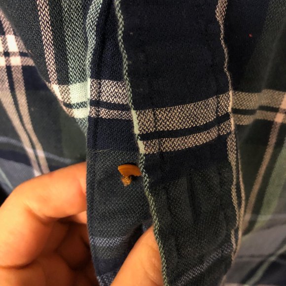 Abercrombie and Fitch Plaid Mens Medium Button Up Shirt - Picture 2 of 5